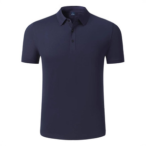 Camisa Polo de Manga Corta, Color Sólido, Algodón, Uso Diario, Uniforme de Trabajo, Camisa de Cultura Corporativa - Product Image 3
