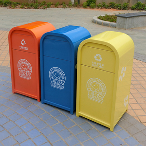 Tùy Chỉnh Hiện Đại Thùng Rác <span class=keywords><strong>Bin</strong></span> Bột Tráng Đô Thị Thùng Rác Bền Ngoài Trời Thùng Rác Có Thể Phim Hoạt Hình Styletrash Lon Cho Các Trường Học Công Cộng - Product Image 1