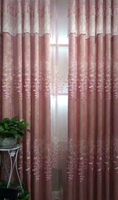 Tissu de rideau en chenille brodé en trois dimensions personnalisé en usine pour les chambres à coucher et les salons