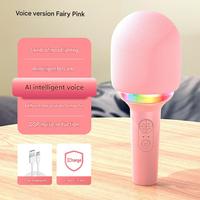 Nouveau microphone professionnel L8 avec LED colorées, micro sans fil pour karaoké, microphones sans fil pour karaoké