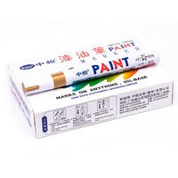 Marqueur permanent à séchage rapide, résistant aux UV, à l'alcool et à l'eau, pour plastique, encre liquide, 36 couleurs
