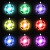 Lanière LED clignotante avec couleurs personnalisables, logo en acrylique, certifiée CE, pour le Ramadan, les événements sportifs, les fêtes de remise de diplômes, la course nocturne