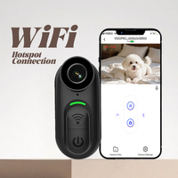 Caméra d'action 4K Ultra HD, vidéo grand angle 125°, connectivité Wi-Fi pour la prise de vue à la vue du animal, sports de plein air, 5 heures d'autonomie
