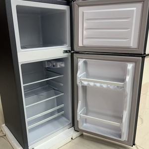 Refrigerador Portátil <span class=keywords><strong>de</strong></span> Doble Puerta <span class=keywords><strong>de</strong></span> 76L, Congelador Superior y Refrigerador Inferior, Refrigerador Pequeño, Electrodoméstico para el Hogar, Venta al Por Mayor <span class=keywords><strong>de</strong></span> Fábrica - Product Image 2