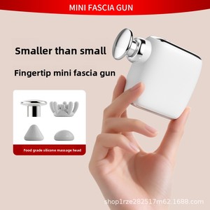 Pistolet de massage intelligent sans balais, mini, portable, électrique, avec tête de massage en métal pour la récupération musculaire des tissus profonds - Product Image 4