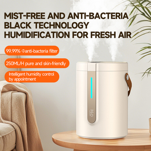 <span class=keywords><strong>Humidificador</strong></span> ultrasónico silencioso con pantalla digital, niebla fría, 2.5L, para mesa, escritorio, hogar y <span class=keywords><strong>oficina</strong></span>, con luz nocturna - Product Image 5