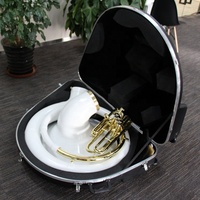 Sousaphone en laiton laqué or blanc, vente en ligne, bonne qualité, valves, cloche en plastique synthétique, sousaphone en Sib