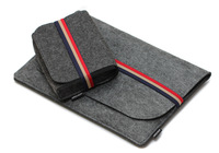 Housse pour ordinateur portable en feutre, sacoche pour ordinateur portable, étui pour tablette, pochette pour documents, sac de protection pour bureau, logo personnalisé, vente en gros
