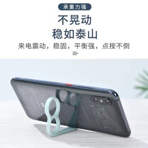 Creative Ring Style Phone Holder Universal Plastic Portable Desk Stand For Mobile Phone Blue Pink Purple Light Green - Product Image 3