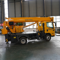 Grue mobile hydraulique de 6 tonnes à commande à distance, équipement de levage de chantier à fort moment de levage