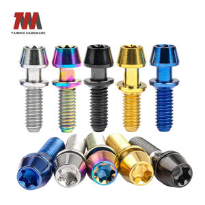 Perno <span class=keywords><strong>de</strong></span> vástago Taiming, pernos <span class=keywords><strong>de</strong></span> titanio para tija <span class=keywords><strong>de</strong></span> sillín <span class=keywords><strong>de</strong></span> bicicleta M5 M6 20mm, pernos <span class=keywords><strong>de</strong></span> bicicleta <span class=keywords><strong>de</strong></span> carretera plegables para motocicleta MTB - Product Image 1
