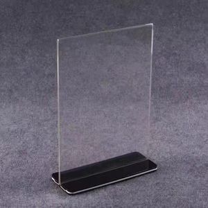 Fabrika doğrudan satış promosyon ekran standı t-şekilli çift taraflı menü tutucu standı - Product Image 3