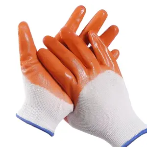 Gants de protection jetables en PVC sans poudre pour mécanicien de sécurité au travail Protection des mains en vinyle vente en gros