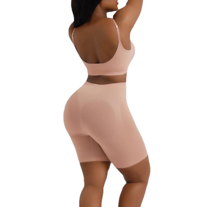 High-Waist Tummy-Control Brief (LJ-33156): waistband, closure and adjustment-point detail