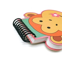 Bloc-notes en spirale mignon bloc-notes personnalisé personnalisé avec logo imprimé dessin animé