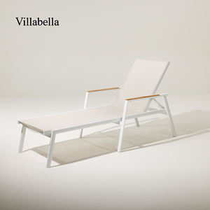 Moderno al aire libre Chaise Lounge Silla Hotel Villa Resort Muebles de jardín Aluminio Impermeable Piscina Playa Tumbona - Product Image 1