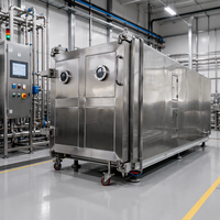 Industriële grote schaalvoedselvriesdrogers SUS304 materiaal levenslange garantie ultralage energieverbruik voor grote volumes