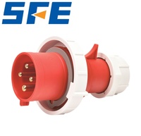 SFE SFN-0142 IEC60309 Endüstriyel Erkek Fiş 16A 400V 6h 4-Pin 3P+E IP67 Su Geçirmez AB Standart Mobil Güç Konektörü