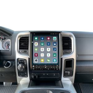 مشغل وسائط متعددة للسيارة بنظام أندرويد وشاشة عمودية مقاس 13 بوصة من Gerllish، لسيارات دودج رام 1500، بتصميم على طراز تسلا مع نظام تحديد المواقع GPS، كاربلاي، مضخم صوت، ونظام GPS مدمج - Product Image 2