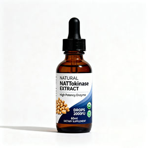 自社ブランドセレン液体サプリメント天然ナト抽出物ブロメラインとクルクミン有機ナトキナーゼドロップ - Product Image 1