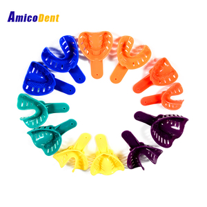 Bandeja de Impresión Dental Autoclavable de Plástico, Kit de Moldes Dentales Coloridos para Adultos y Niños, Suministro de Fábrica a <span class=keywords><strong>Precio</strong></span> Económico - Product Image 1