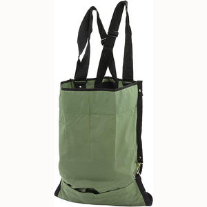 Bolsa de recolección de frutas de muestra gratis, delantal de jardín de cosecha ajustable de tela Oxford 600D con doble hebilla verde - Product Image 2