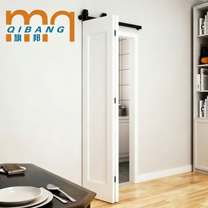 Puerta Corredera Interior de Granero, Diseño Moderno, Resistente al Agua, Plegable, Divisor de Habitaciones, Puertas Granero - Product Image 2
