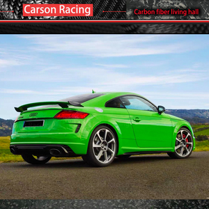 ปีกสปอยเลอร์หลังชั้นเดียวคาร์บอนไฟเบอร์สำหรับ <span class=keywords><strong>Audi</strong></span> Tt <span class=keywords><strong>Tts</strong></span> Ttrs <span class=keywords><strong>MK3</strong></span>พื้นผิวขัดเงา2017-2019 - Product Image 3