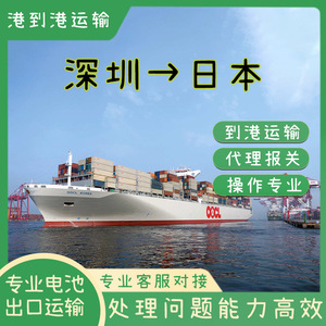 บริการขนส่งแบตเตอรี่ลิเธียม Shenzhen Anda Xun แบบ FCL LCL ไปยังโตเกียว ประเทศญี่ปุ่น แบบ Door to Door CIF พร้อมบริการพิธีการศุลกากร - Product Image 3