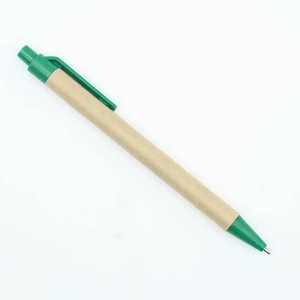 Biodegradabile nero <span class=keywords><strong>Biro</strong></span> rotolamento riciclato Branding Logo personalizzato Eco Friendly carta Kraft penna a sfera - Product Image 4