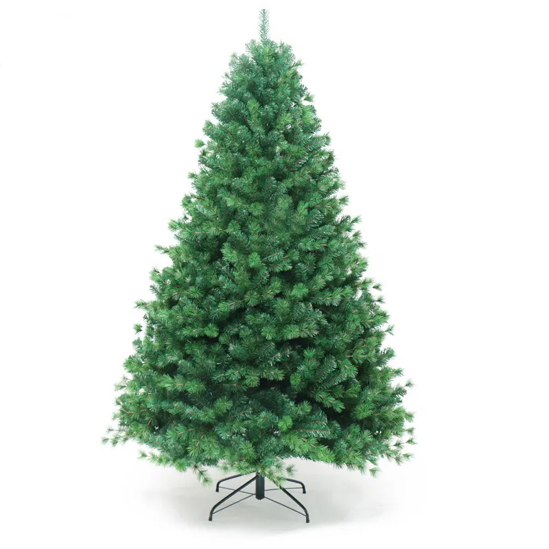 Aiguilles de pin en PVC mixtes, pièces, fournitures de décoration de maison, arbre de noël, vert