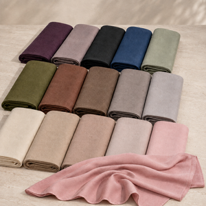 Miss Color Plain Dyed Modal <b>Viscose</b> Shawl 70x190 Soft Touch Elegant Drape Muslim Women <b>Hijab</b> Lightweight Breathable - Product Image 1