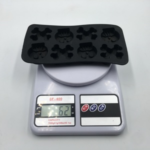 CS06 Molde de silicona para cubitos de hielo con forma de calavera y huesos, el más vendido, para esferas de hielo grandes de fusión lenta, fabricante de bolas de hielo cristalinas - Product Image 3