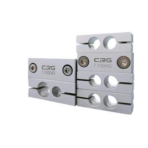 Accessoire de ligne d'assemblage de tuyaux aluminium-acier SMBP, pince d'axe optique pour bras robotique CRG, bloc de connexion parallèle 8/12/20, dispositif de fixation - Product Image 1