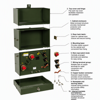 Transformateur monophasé 7,2 kV à montage sur poteau, compact, faible bruit, bobinage en aluminium, distribution d'énergie pour usage résidentiel et commercial