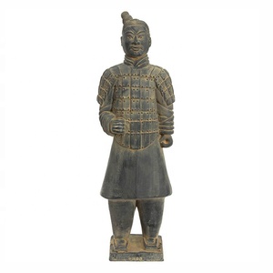 Statue de soldats chinois <span class=keywords><strong>en</strong></span> pierre Antique, décoration de jardin <span class=keywords><strong>en</strong></span> marbre, Granite, guerrier, Sculpture <span class=keywords><strong>en</strong></span> taille de vie - Product Image 6