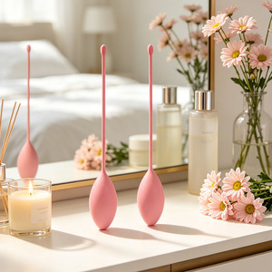 Boules <span class=keywords><strong>de</strong></span> <span class=keywords><strong>Kegel</strong></span> en silicone, <span class=keywords><strong>perles</strong></span> en acier inoxydable, ensemble d'exercices pour le plancher pelvien pour femmes - 5 pièces, imperméable, sensation <span class=keywords><strong>de</strong></span> toucher réel, personnalisable - Product Image 5