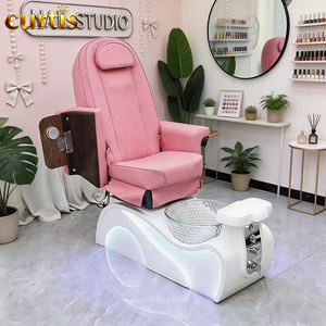 เก้าอี้นวดทำเล็บเท้าหรูหราแบบขายส่ง พร้อมอ่างแช่เท้าไฟฟ้า เก้าอี้ทำเล็บเท้าสปาไฟฟ้าสำหรับร้านทำเล็บ สินค้ามาใหม่ ราคาถูก - Product Image 4
