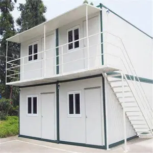 Baru tiba rumah kontainer dapat dilepas ruang besar kabin asrama prefabrikasi untuk penggunaan kantor dibuat bahan Panel Sandwich