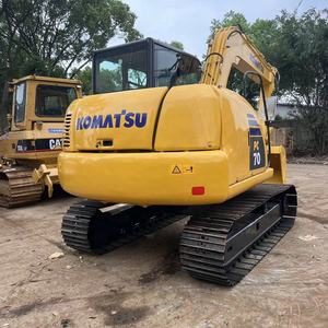 Excavadora de orugas KOMATSU usada original 7T, excavadora de orugas PC70 de 2017 - Product Image 6