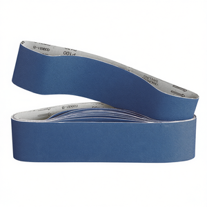 Bandes abrasives P100, grain bleu, pour le ponçage du métal et du bois, outils de polissage - Product Image 2
