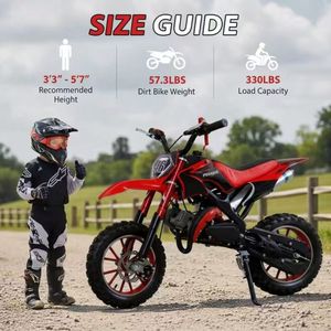 Vente en gros d'usine, <span class=keywords><strong>moto</strong></span> tout-terrain rouge pour enfants, mini <span class=keywords><strong>moto</strong></span> de cross, moins de 50 cm³, moins de 40 km/h - Product Image 1
