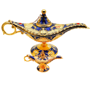 Lámpara de Aladino de Latón Hecha a Mano, Lámpara de Aladino de Latón con Acabado de Latón para Exhibición y Decoración - Product Image 3