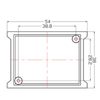 Boîtiers de jonction électriques en plastique ABS personnalisés par les fabricants, indice de protection IP54, couleur gris clair, pour applications électriques industrielles