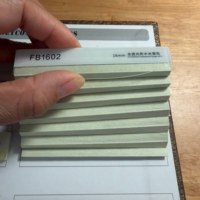 [Solo Tela] Tela de Lujo para Persianas Celulares de Panal Plisadas con Rayas Amarillas y Blancas, Material Resistente al Sol, para Ventanas, ODM OEM