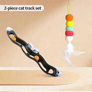Pet Cat Toy Interactive Cat Tracking Ball Toy Practical <b>Window</b> <b>Suction</b> <b>Cup</b> Tracking Ball for Cats - Product Image 5