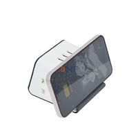 Mini Enchufe Empotrable con Clasificación IP44, Carga Rápida Inalámbrica, 3 Puertos USB-A, Blanco Mate, Garantía de 12 Meses, Enchufes para Reino Unido/EE. UU./UE/Australia