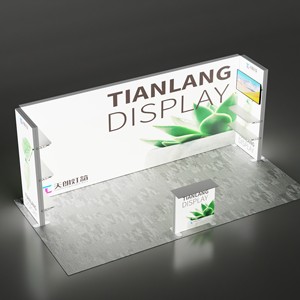 Tianlang Tianlang-12 Modular Booth Kit 10x10ft SEG Backlit Wall Case <b>Lights</b> for - Product Image 2