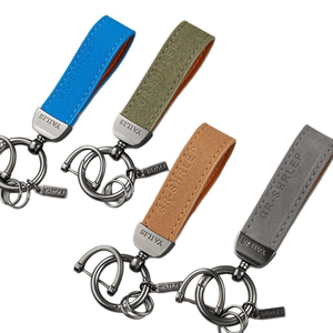 Cá nhân kỷ niệm da Keychain với Laser khắc dấu ngoặc kép & ngày - Product Image 5
