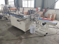 Machine d'emballage de papier tissu à double tête pour sacs multiples, machine à film de reliure pour papier toilette avec certification CE